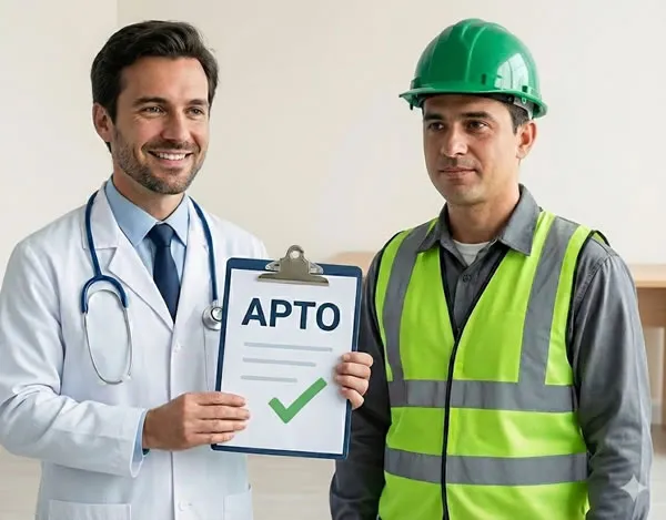 Atendimento pontual concluído com sucesso, atestado de saúde ocupacional aprovado